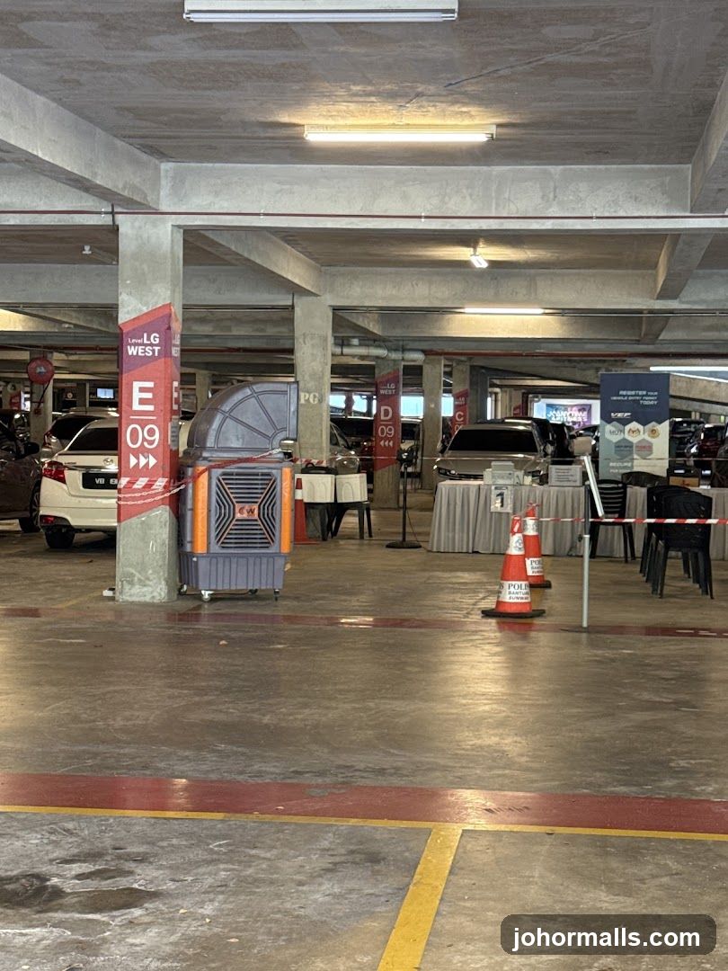 Parking Lot Event Setup