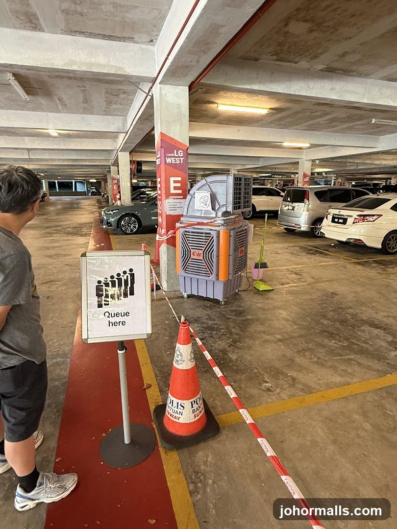 Parking Lot Queue Setup