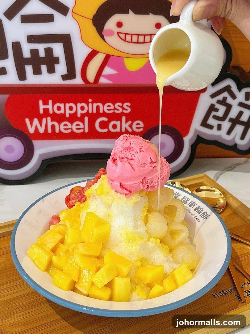 Dessert with Ice Cream and Fruit