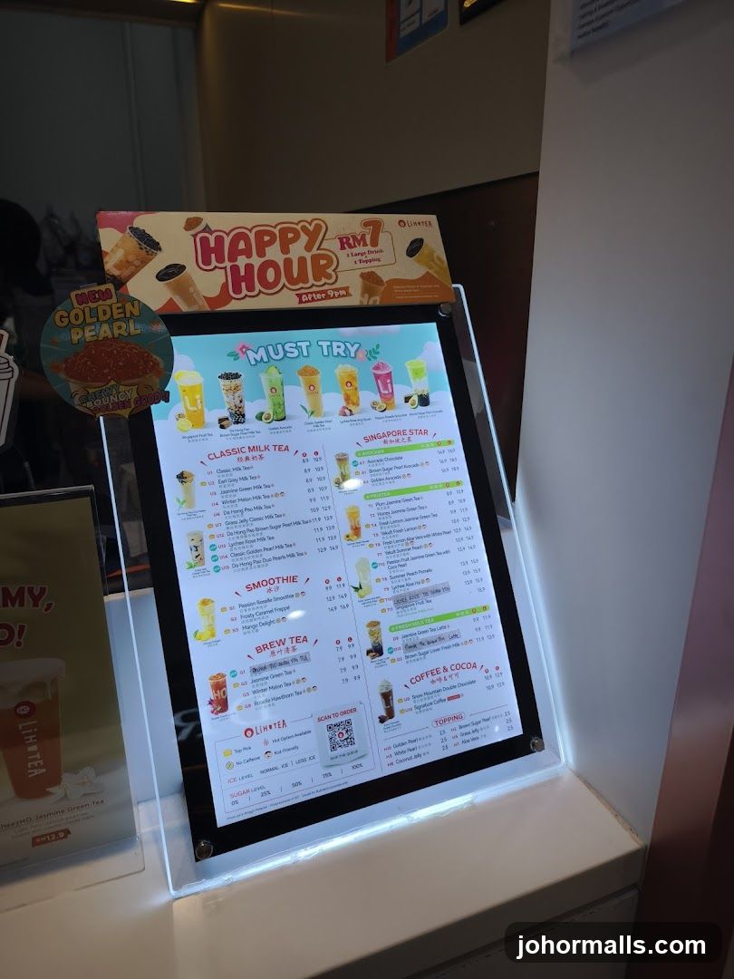 Lih Tea Menu