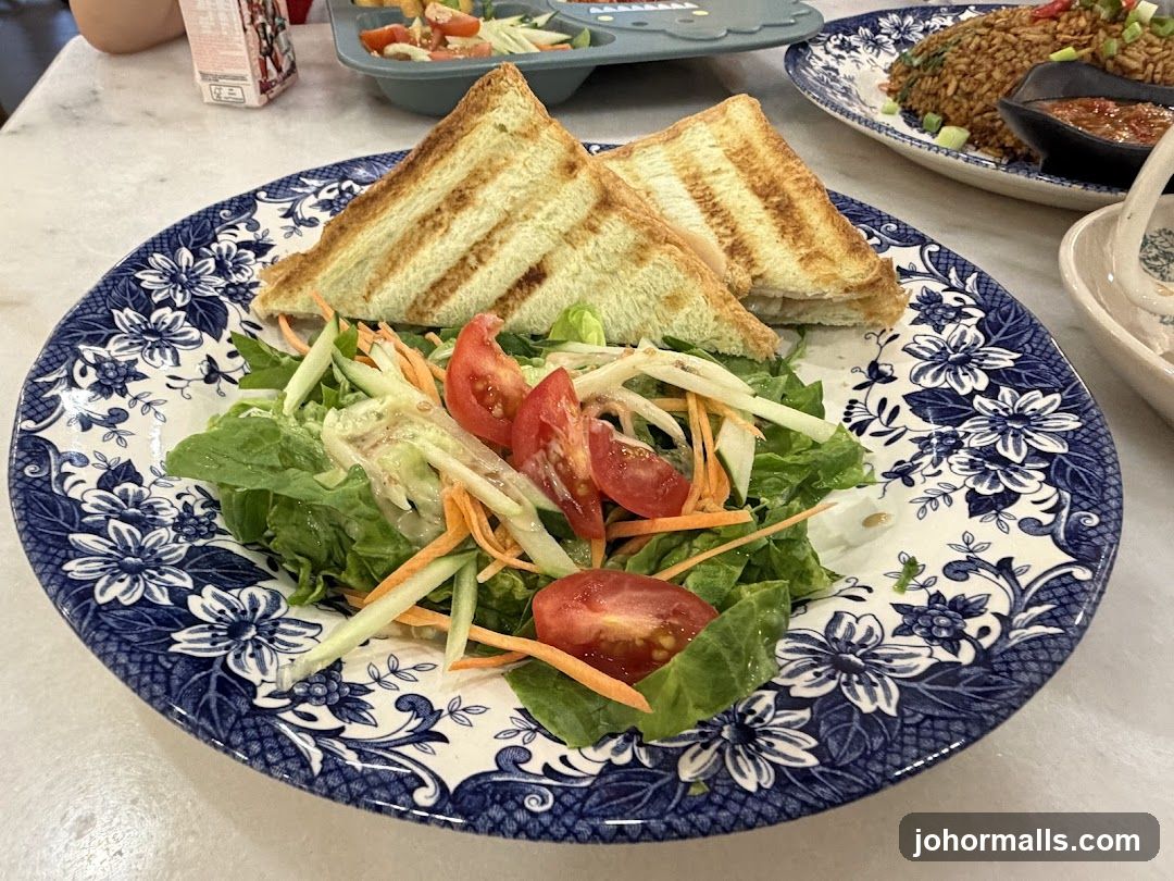 Sandwich and Salad