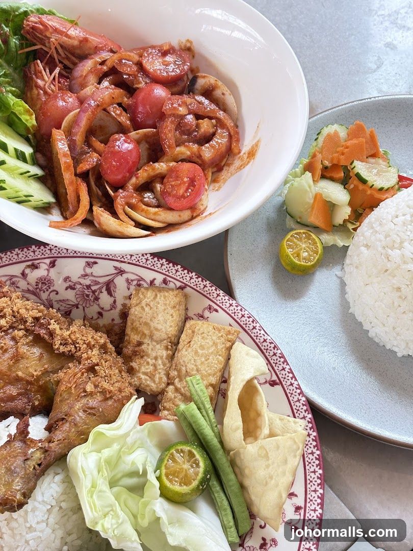 Assortment of Malaysian Dishes