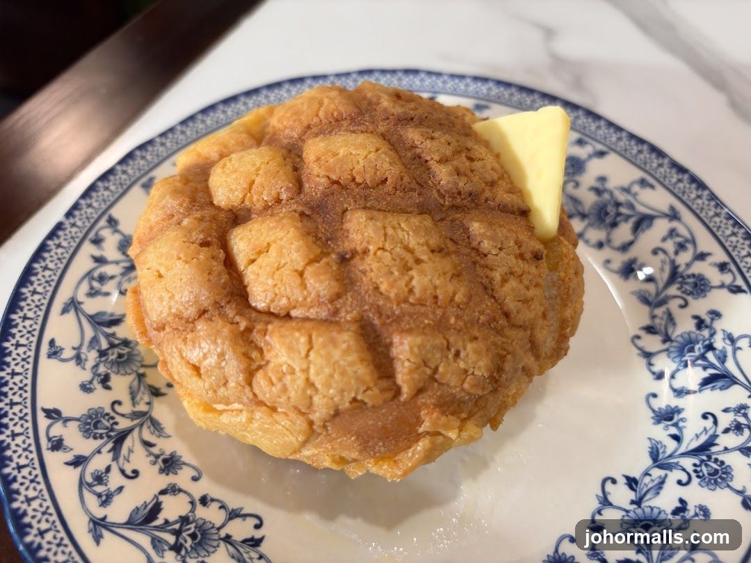 Melon Pan with Butter