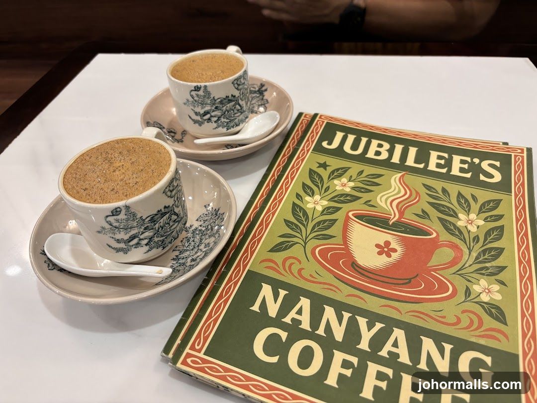Jubilee's Nanyang Coffee Menu