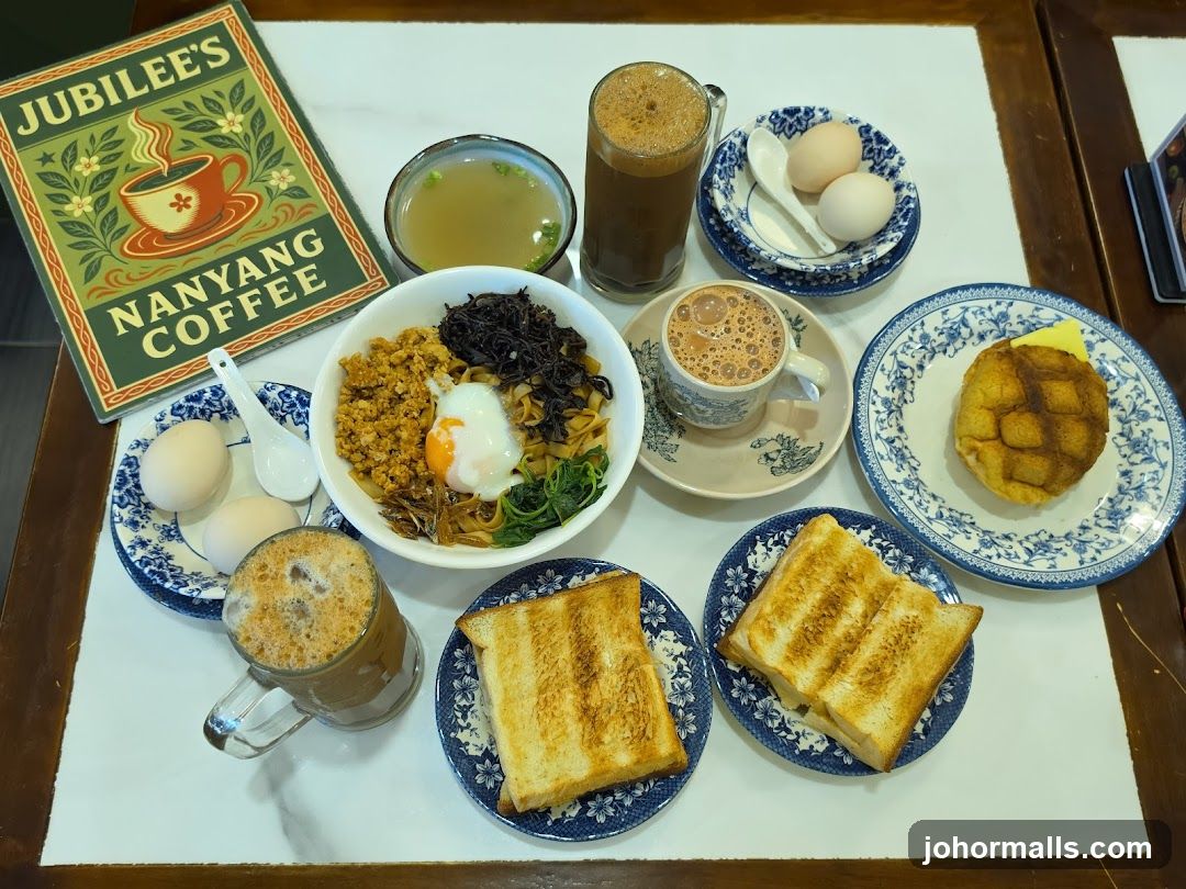 Nanyang Coffee Breakfast Spread