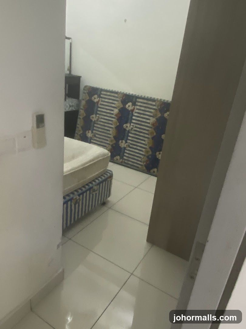 Mattresses in a room