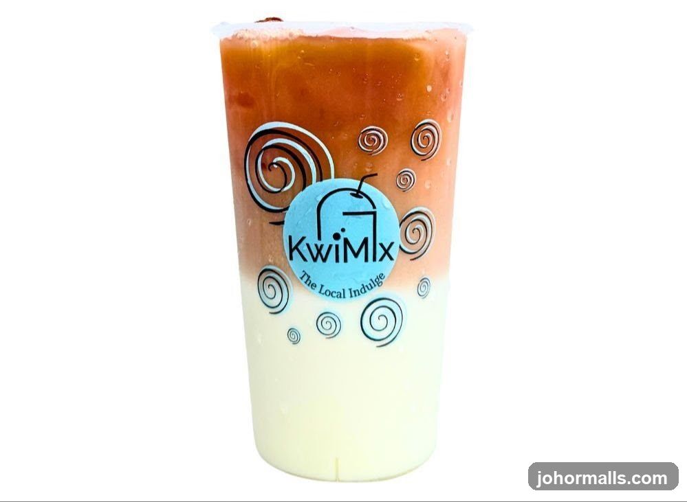 Layered Drink with Logo