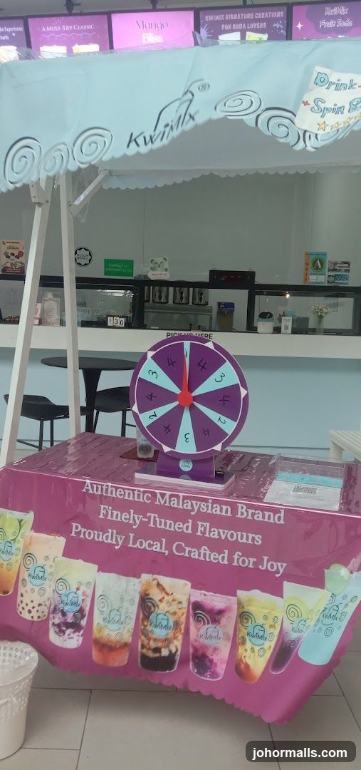 KwiMix promotional display