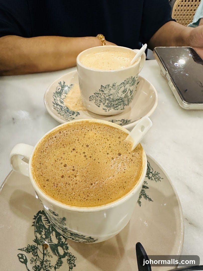 Two cups of coffee