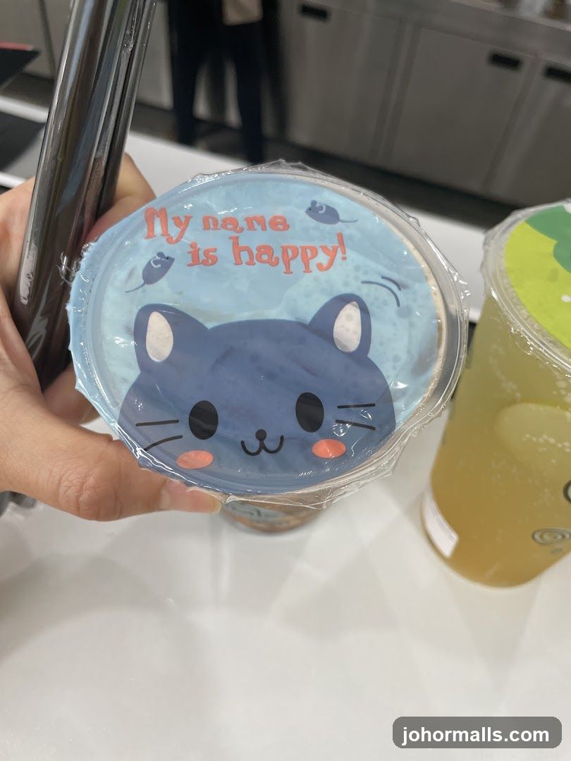 Beverage Cups with Cat Design