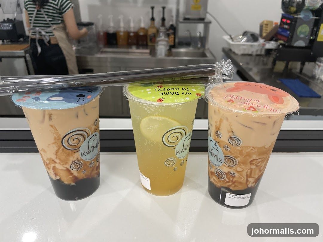 Three Bubble Teas