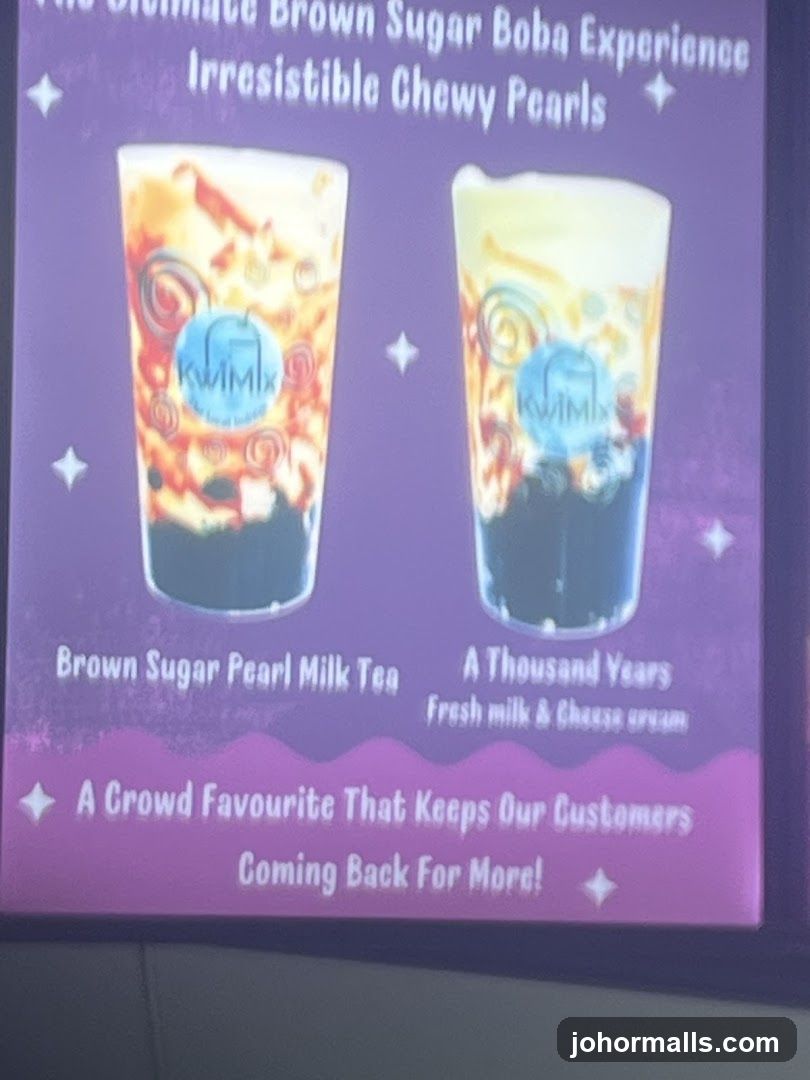 Brown Sugar Boba Drinks