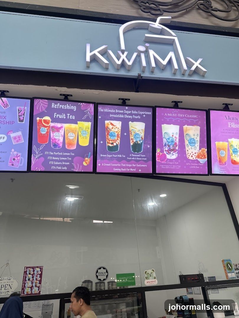 Kwimix Drink Menu