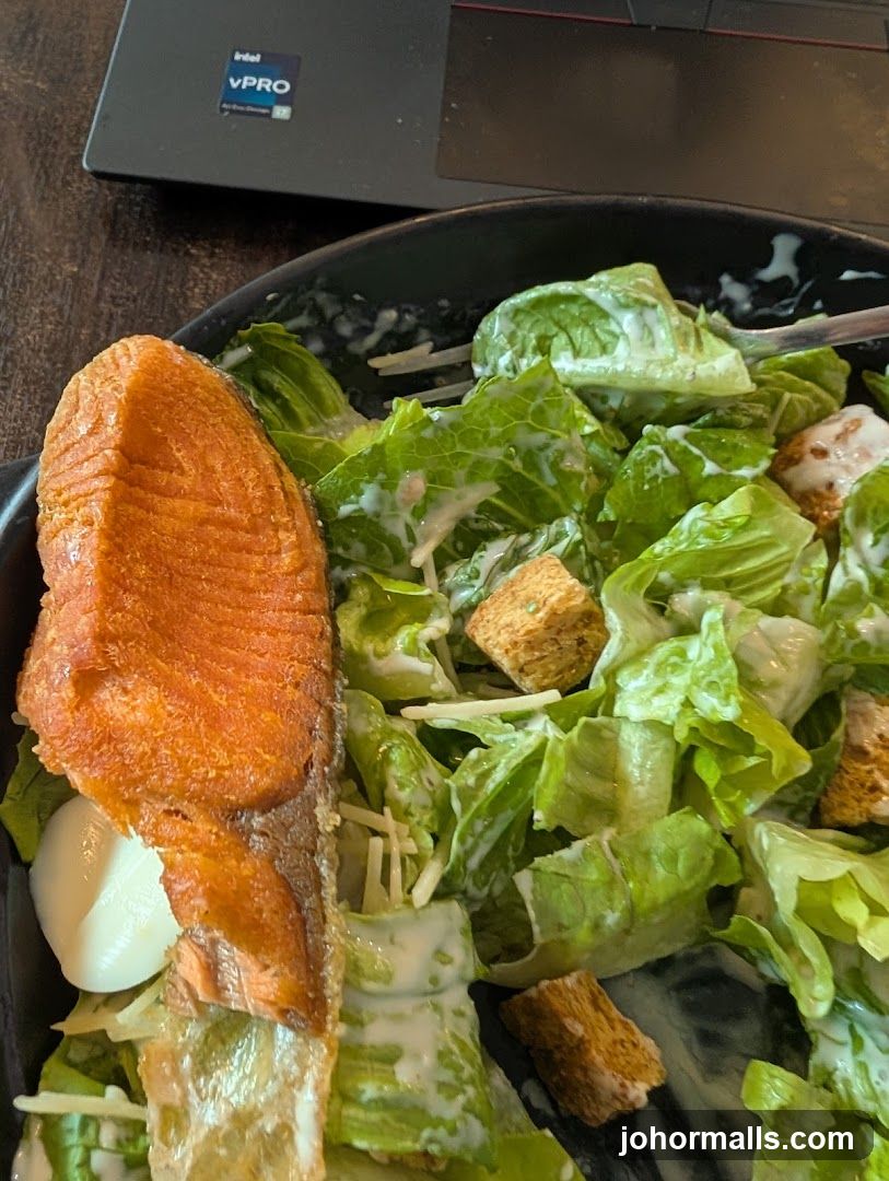 Salmon Caesar Salad