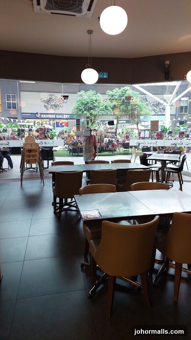 Restaurant Interior with Outdoor View