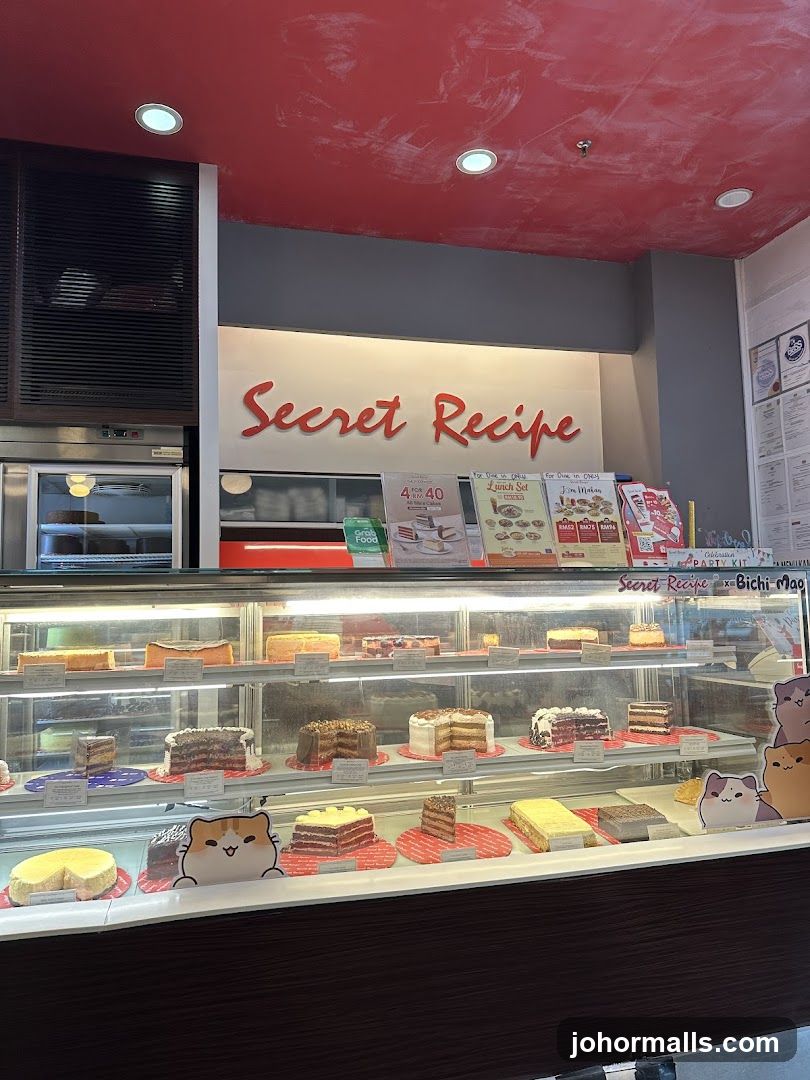 Secret Recipe Cake Display