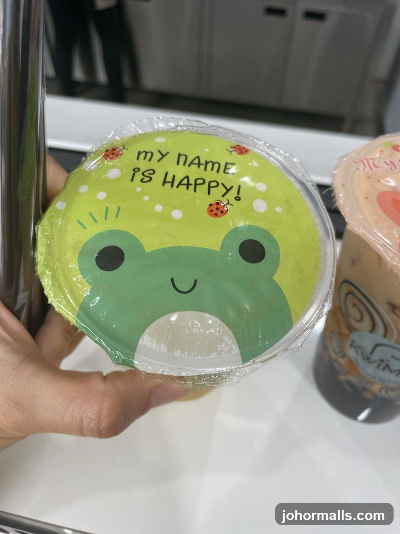 Happy Frog Drink Topper