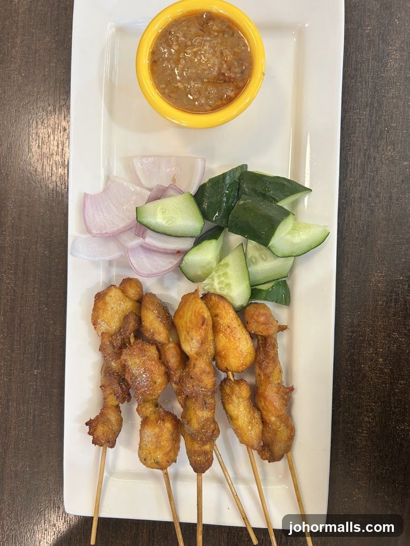 Chicken Satay with Peanut Sauce