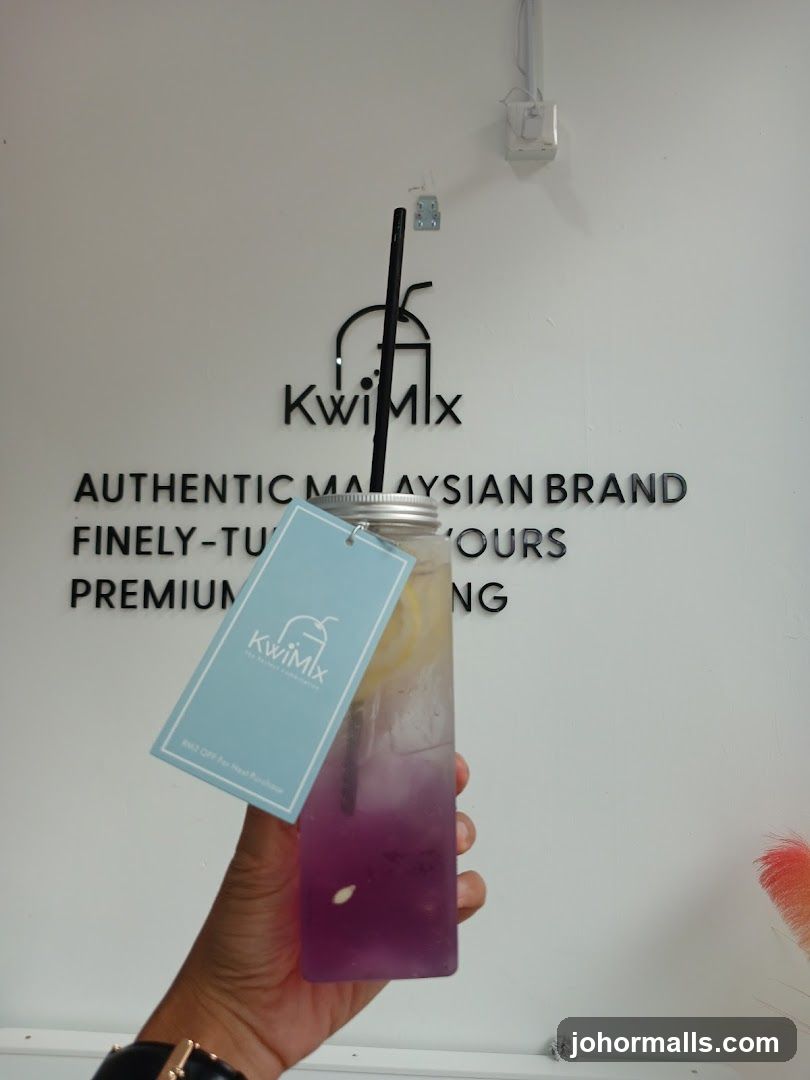 Drink with Brand Logo