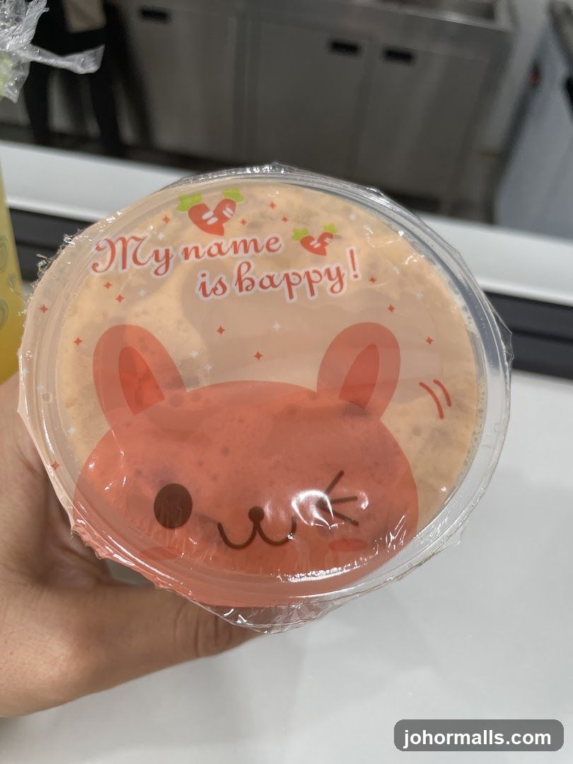 Beverage Cup with Cartoon Design