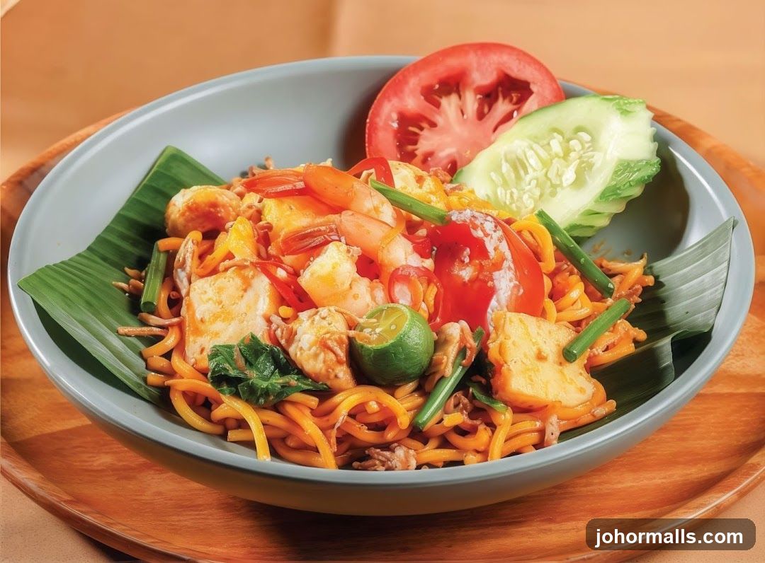 Noodle Dish with Shrimp and Tofu