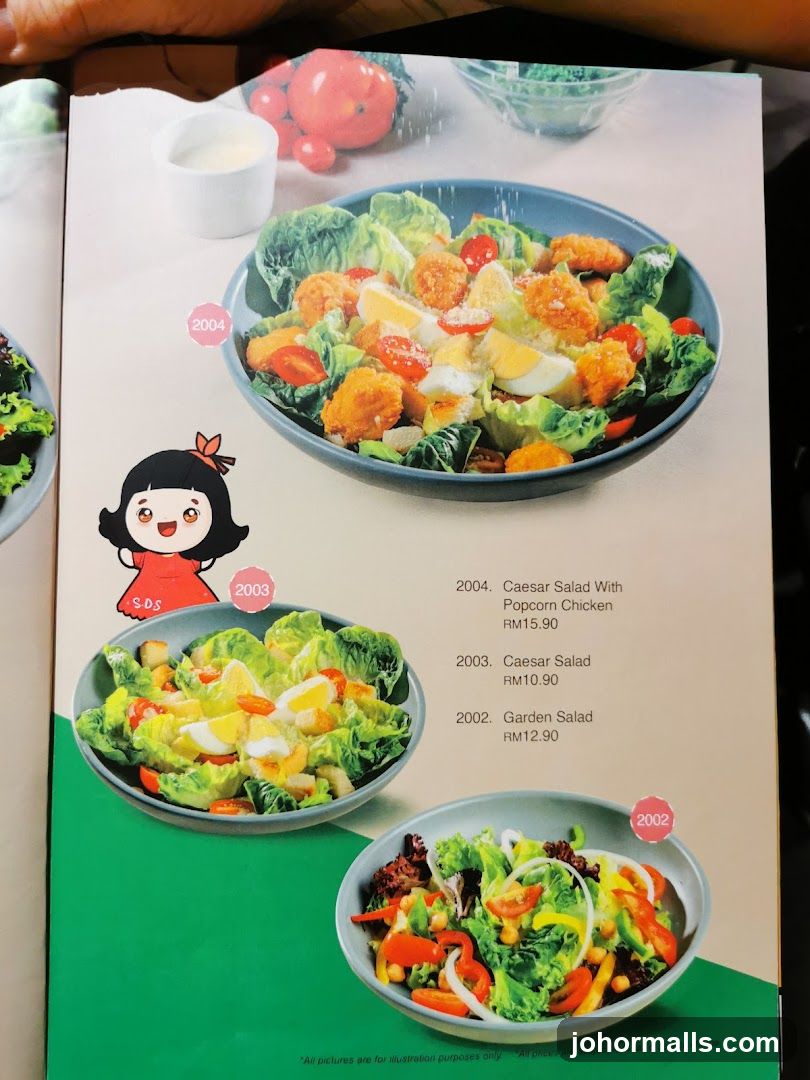 Salad Menu