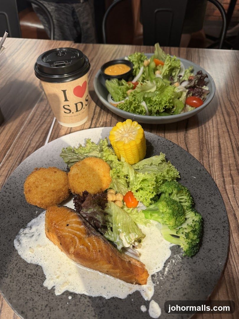 Salmon and Salad