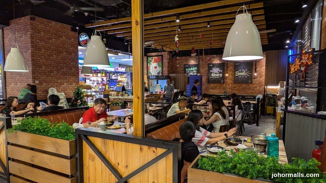 Restaurant Interior with Diners