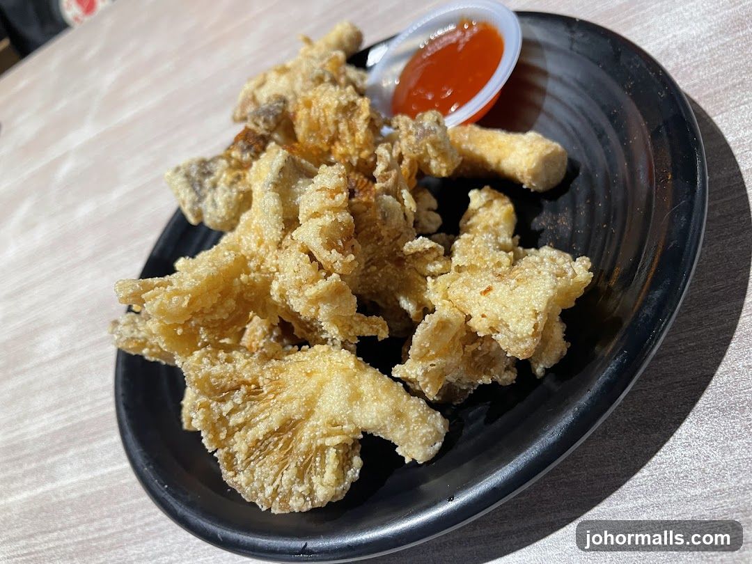 Fried Mushrooms with Dipping Sauce