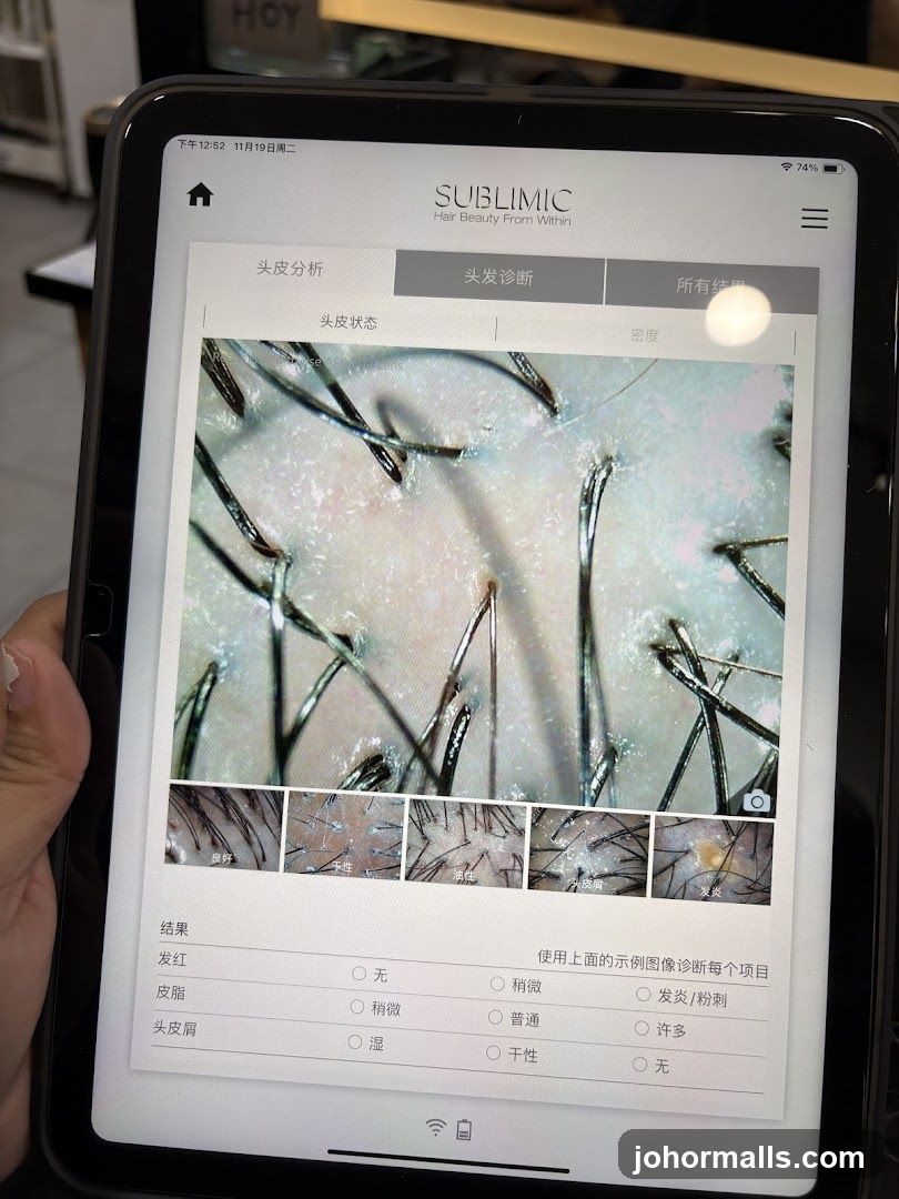SUBLIMIC Hair Analysis App