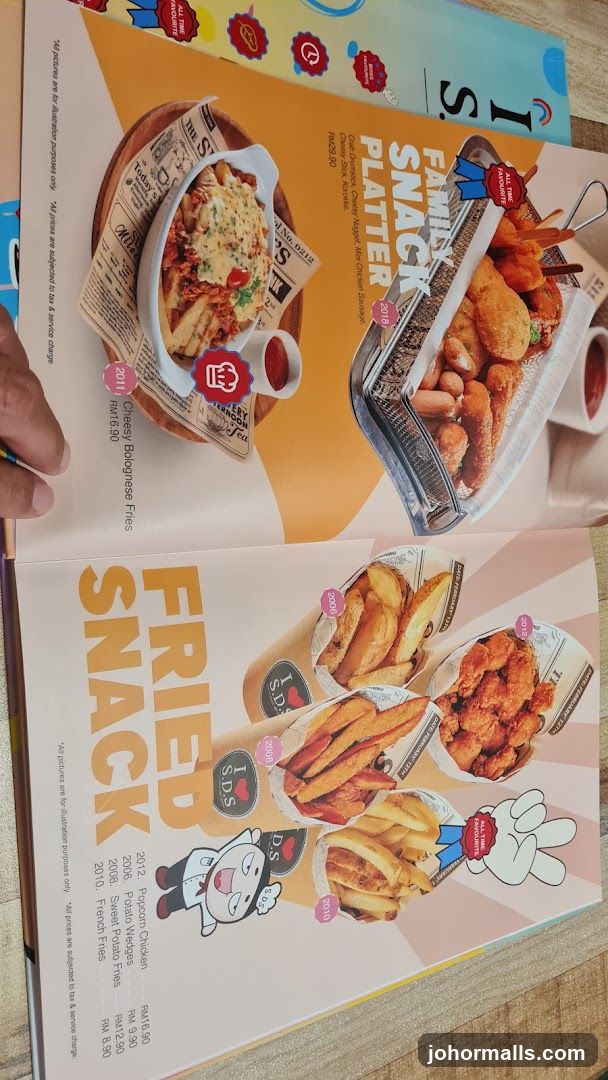 Fried Snack Menu