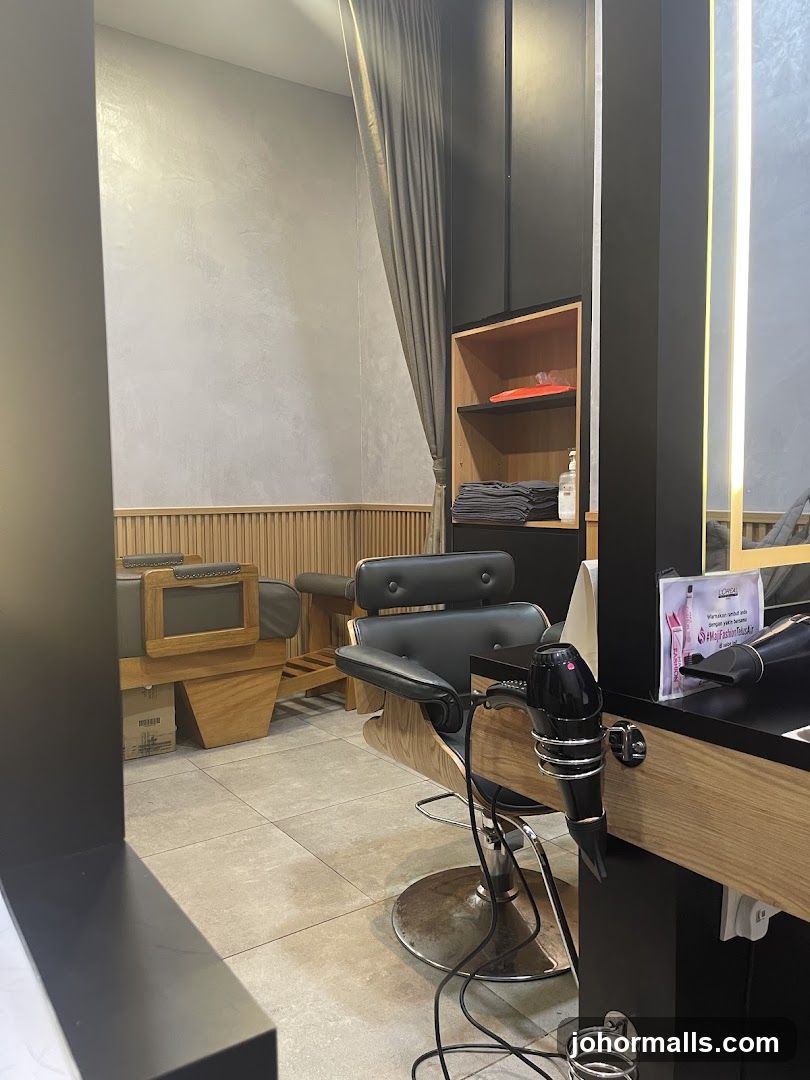 Barber Chair and Styling Station