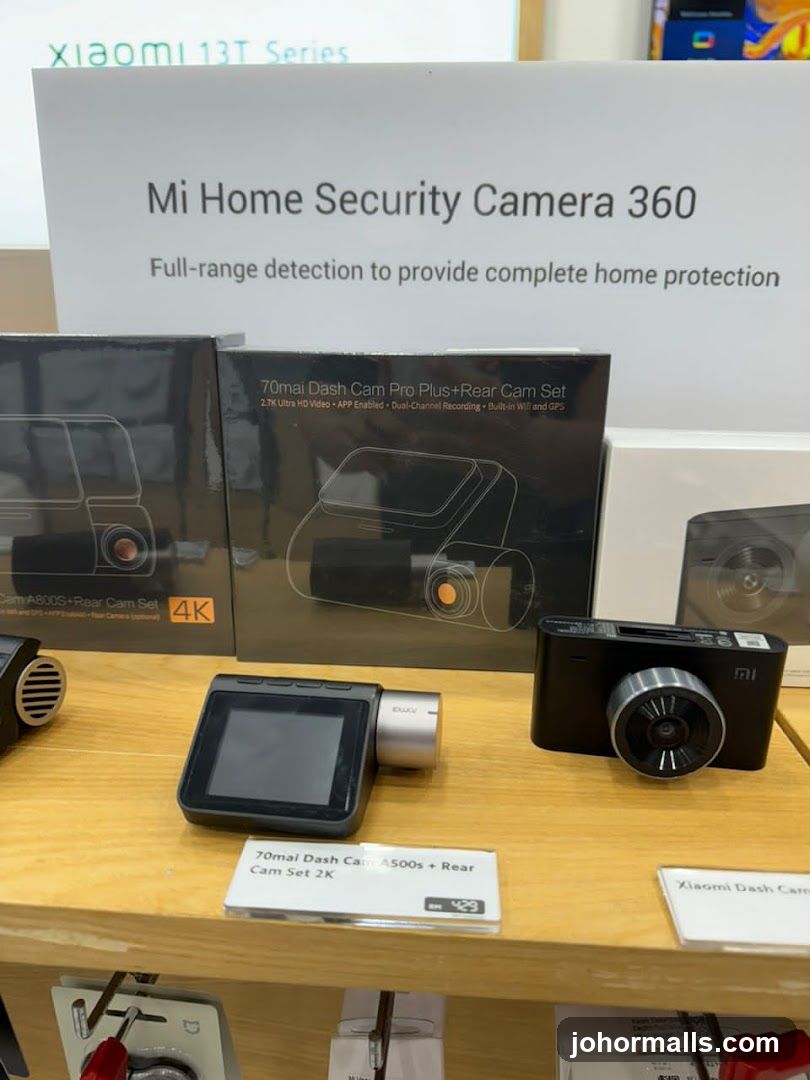 Xiaomi Home Security Camera and Dash Cams