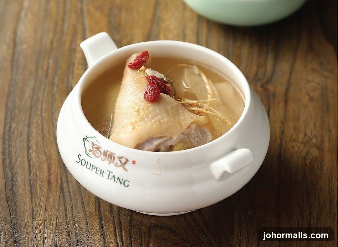 Chicken Soup with Goji Berries and Ginseng