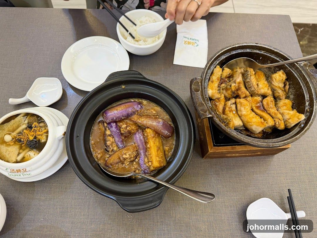 Table with Chinese Food