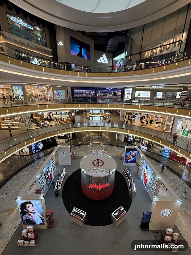 Armani Pop-Up Store in a Mall