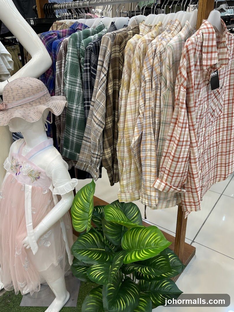 Plaid Shirts Display