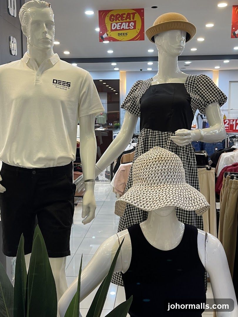 Mannequins in a store