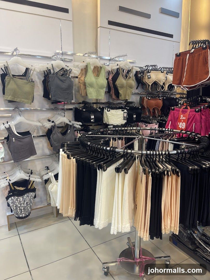 Lingerie and Apparel Display