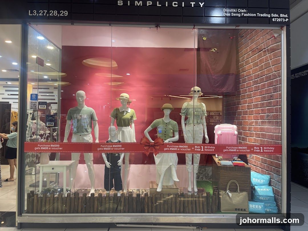 Simplicity Storefront Display