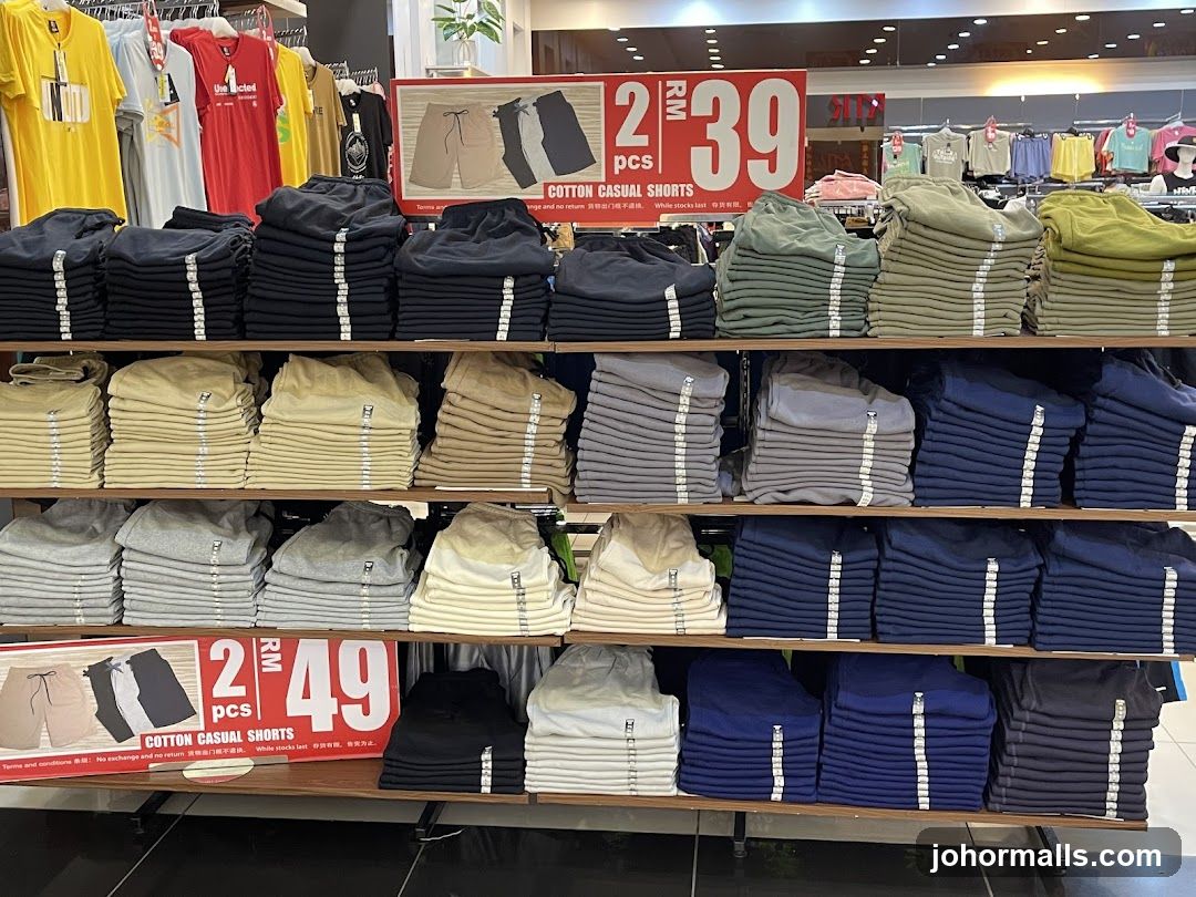 Folded Shorts Display