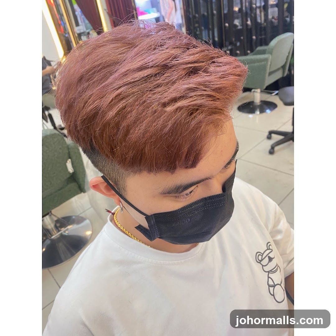 Man with Dyed Hair