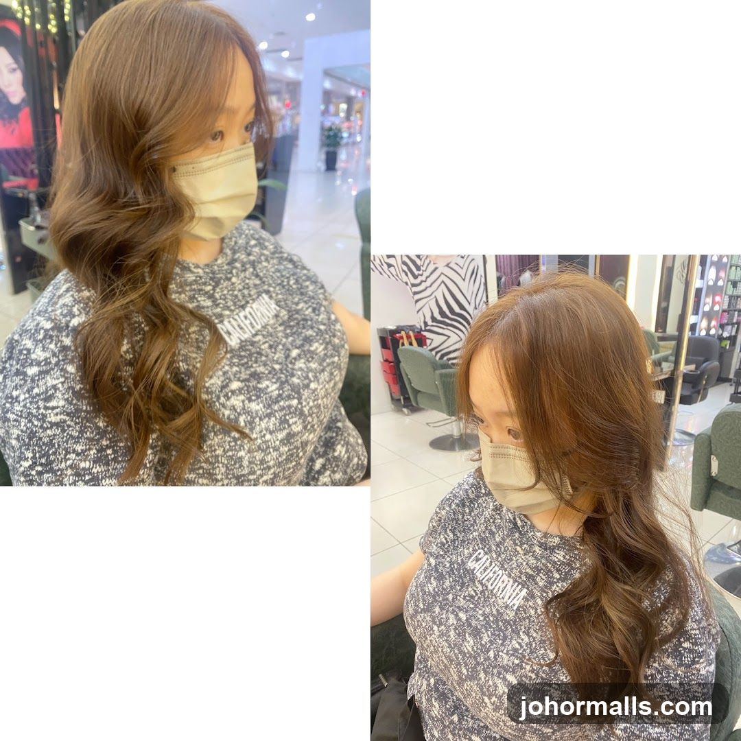 Woman with styled hair