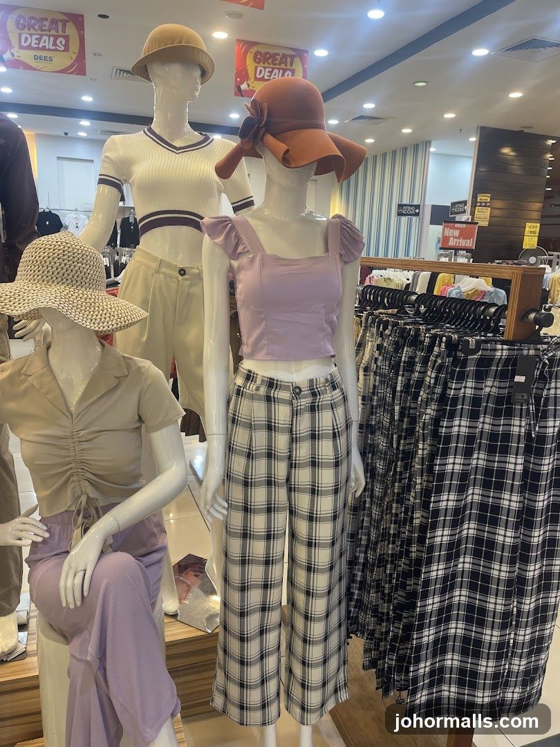 Mannequins in a clothing store