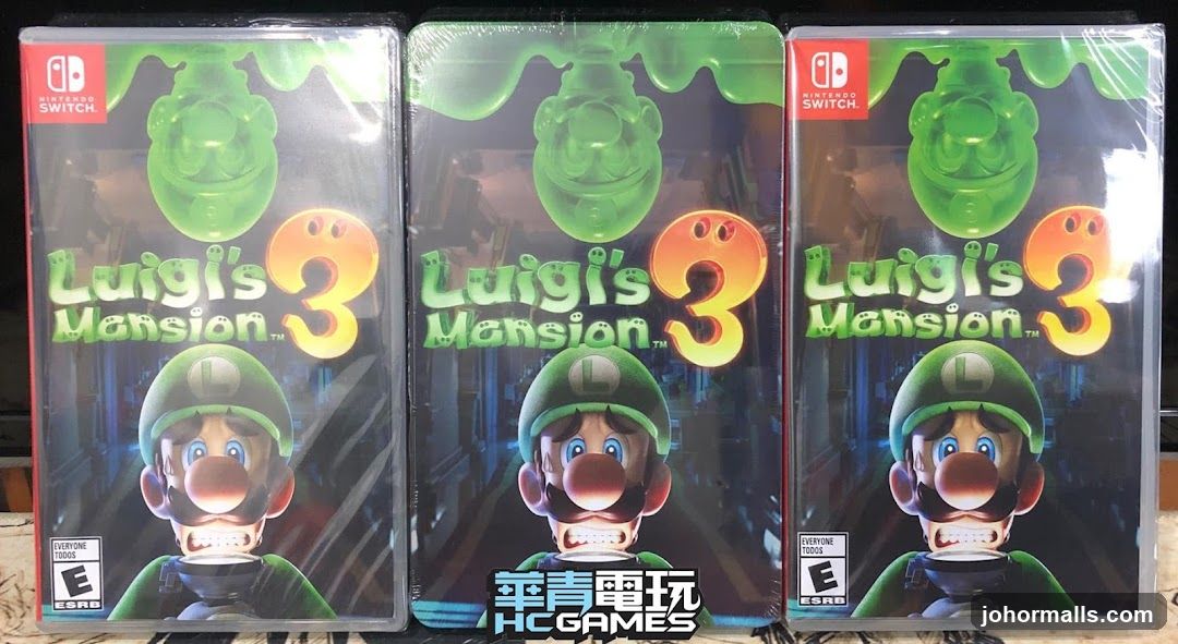 Luigi's Mansion 3 Video Game Cases