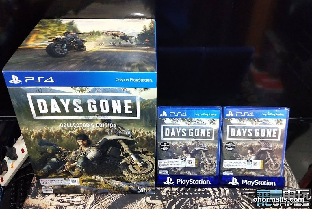 Days Gone Collector's Edition and Standard Editions