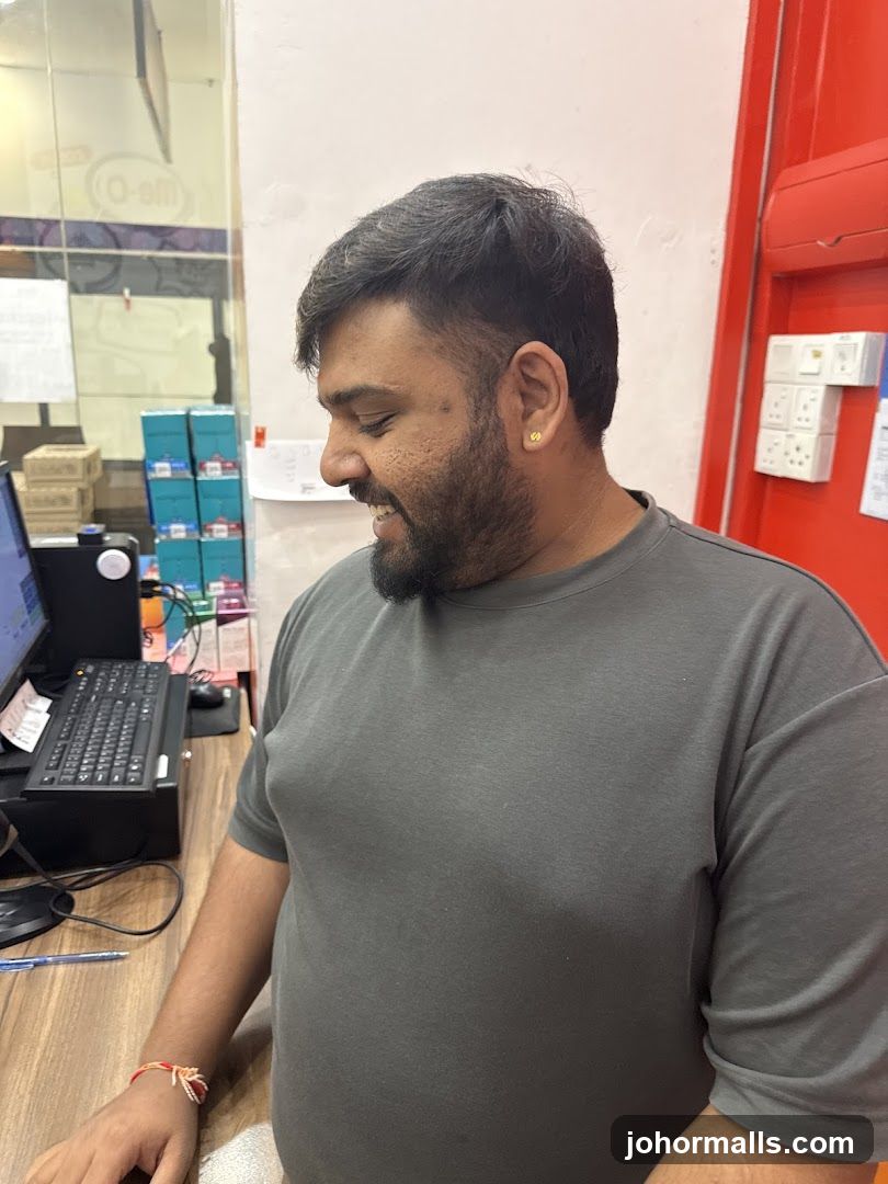 Man at Counter