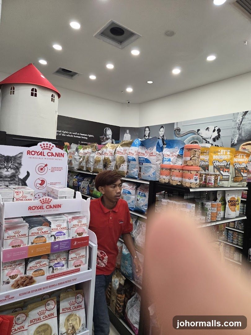 Pet Food Store Interior