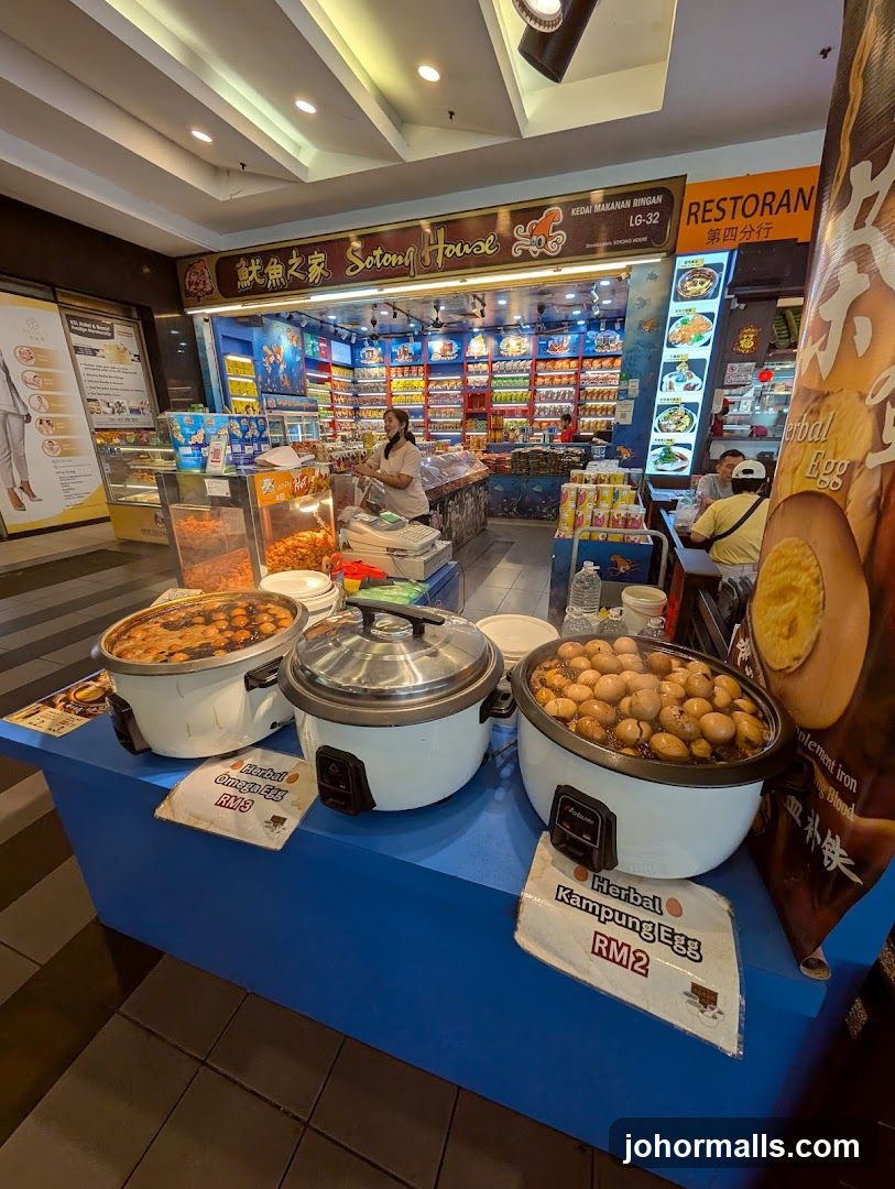 Food Stall with Herbal Eggs