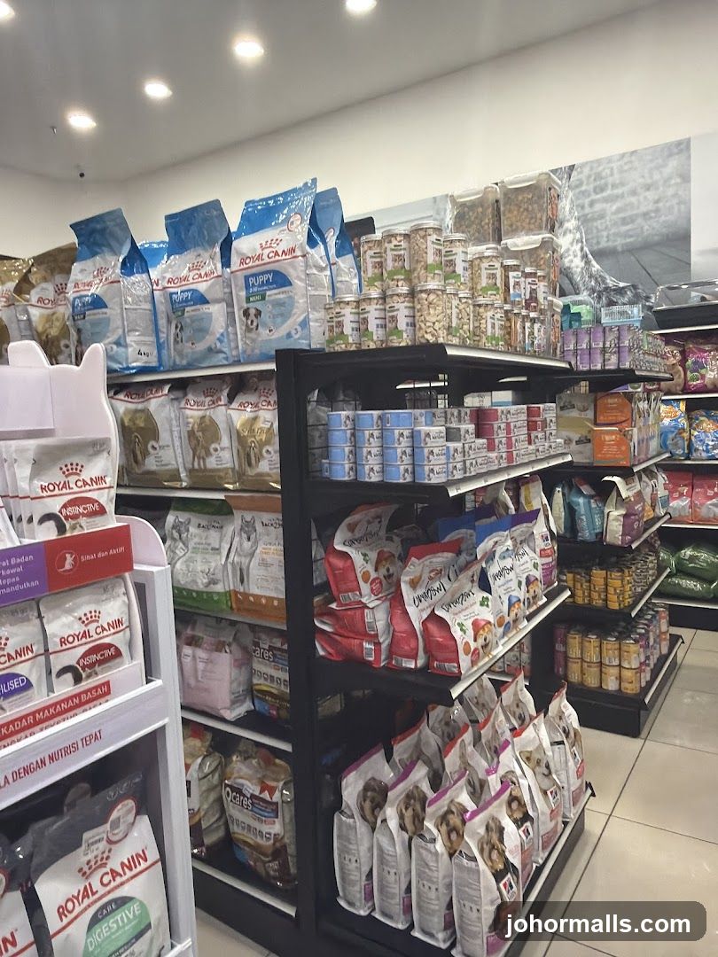 Pet Food Store Aisles